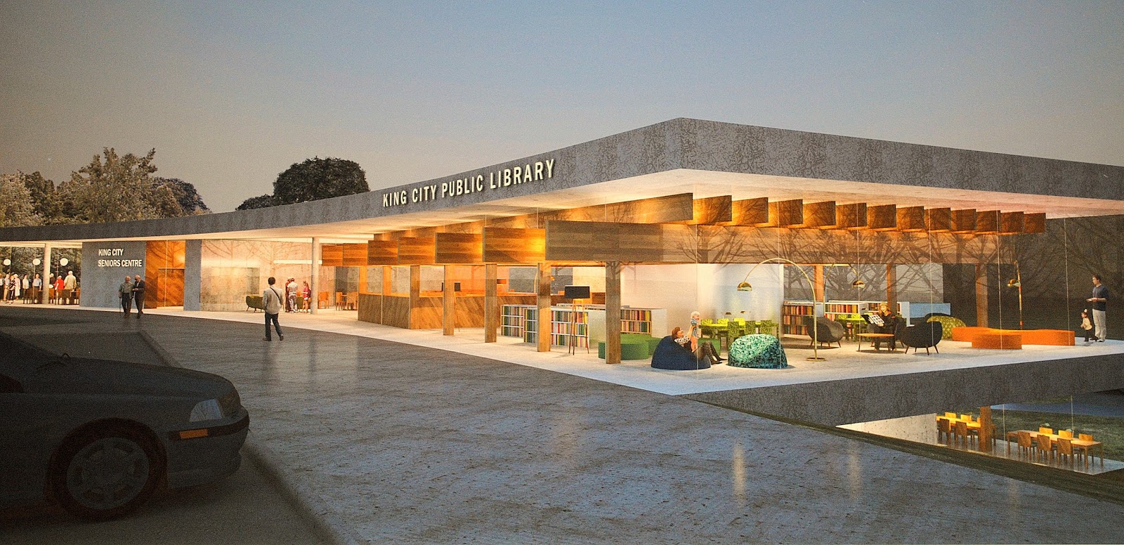 King City Library & Seniors Centre rendering